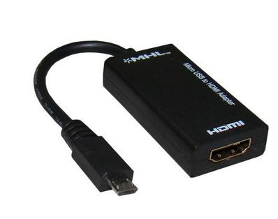 Adaptador Mhl Hdmi Para Xperia S Sp Sx T Tl Tx V Z Zq Zl Tab